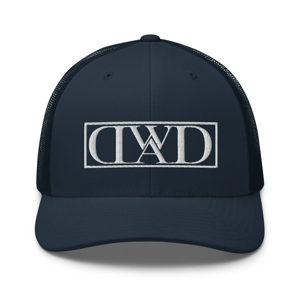 DWAD Logo - Trucker Cap - Blue/White