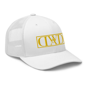 DWAD Logo - Trucker Cap - White/Gold